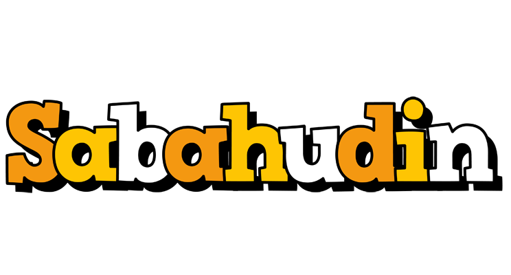 Sabahudin cartoon logo