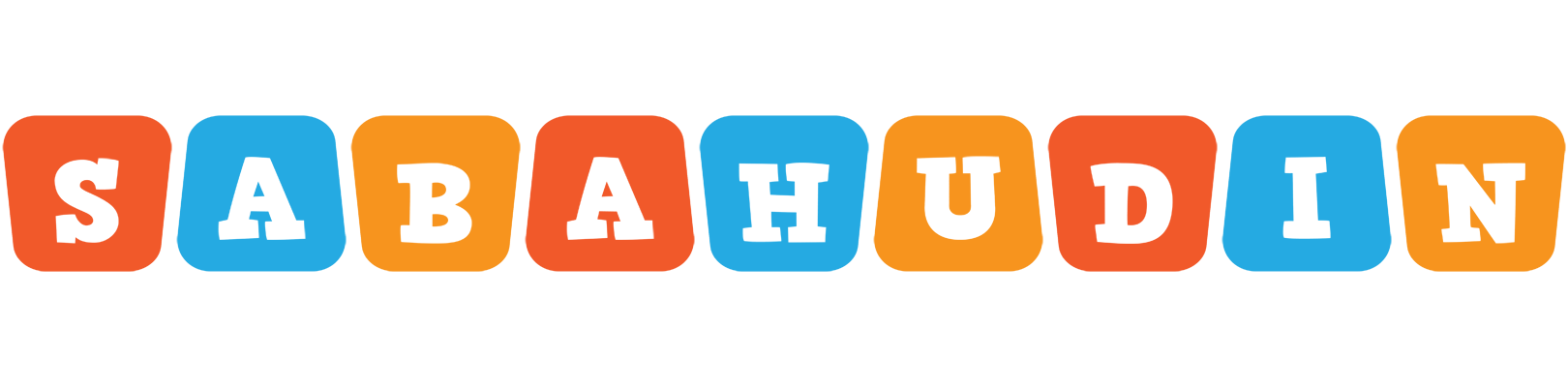 Sabahudin comics logo
