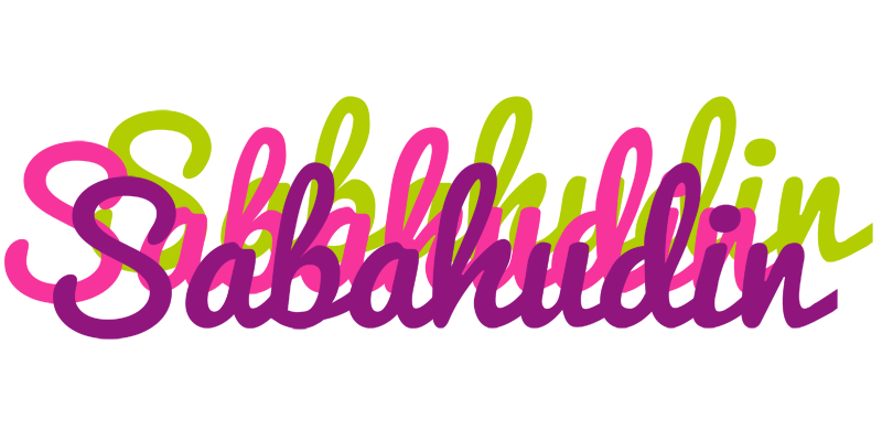 Sabahudin flowers logo