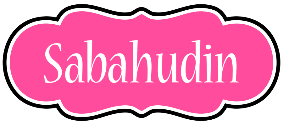 Sabahudin invitation logo