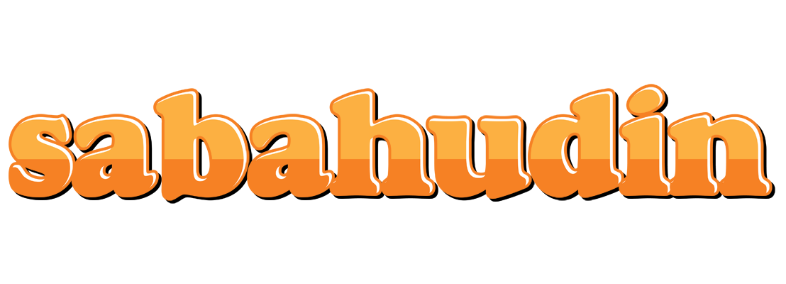 Sabahudin orange logo