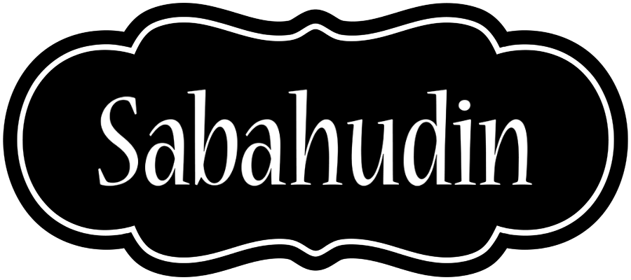 Sabahudin welcome logo