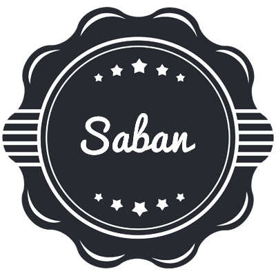 Saban badge logo