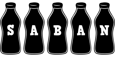 Saban bottle logo