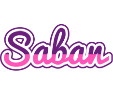Saban cheerful logo