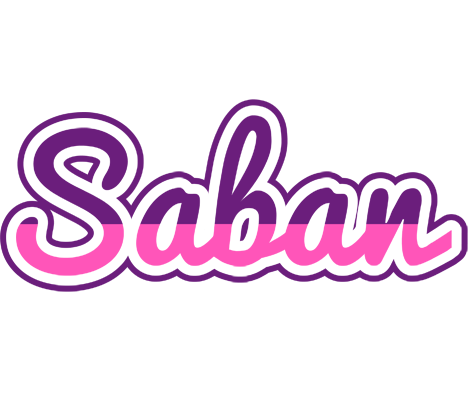 Saban cheerful logo