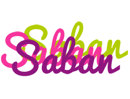 Saban flowers logo