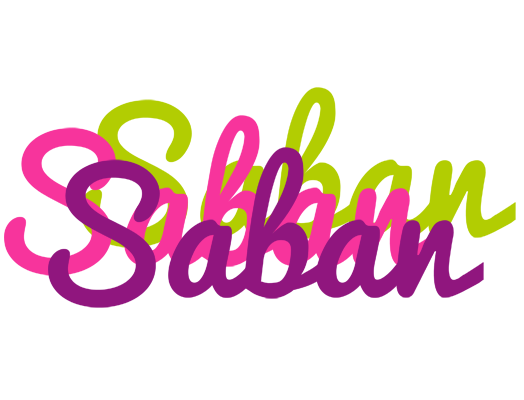 Saban flowers logo