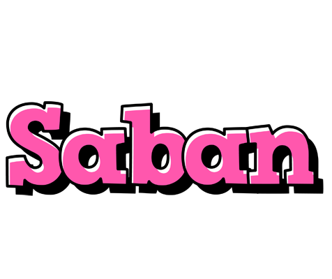 Saban girlish logo