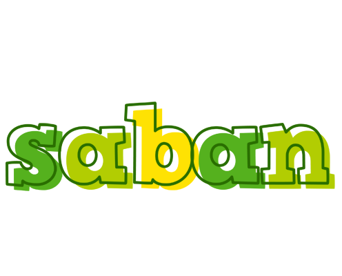 Saban juice logo