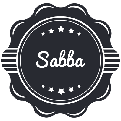 Sabba badge logo