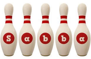 Sabba bowling-pin logo