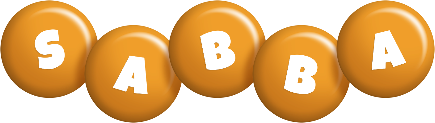 Sabba candy-orange logo