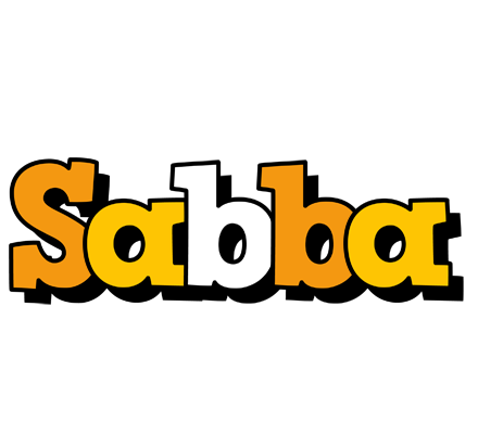 Sabba cartoon logo