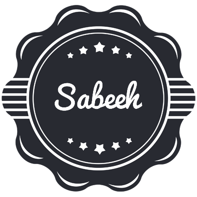 Sabeeh badge logo