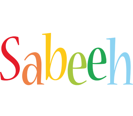 Sabeeh birthday logo