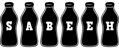 Sabeeh bottle logo