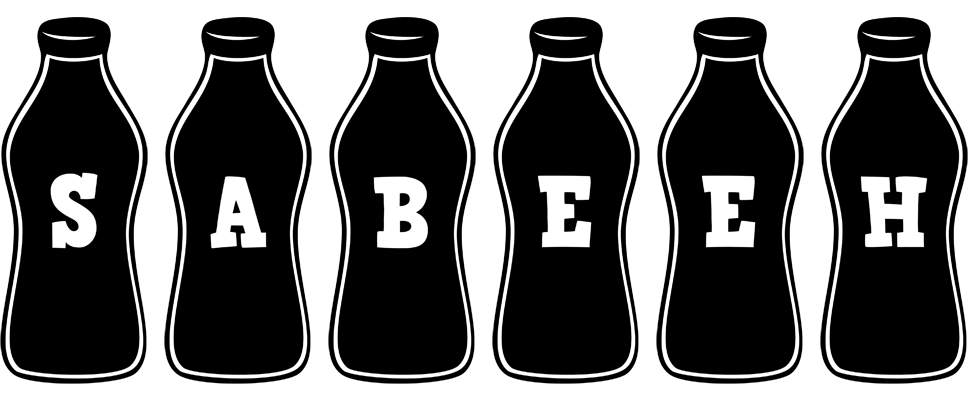 Sabeeh bottle logo