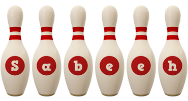 Sabeeh bowling-pin logo