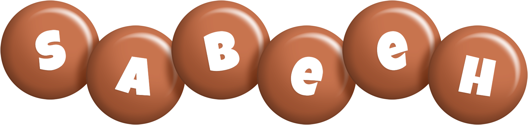 Sabeeh candy-brown logo
