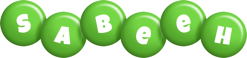 Sabeeh candy-green logo