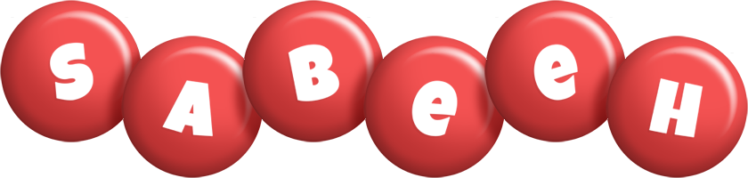 Sabeeh candy-red logo