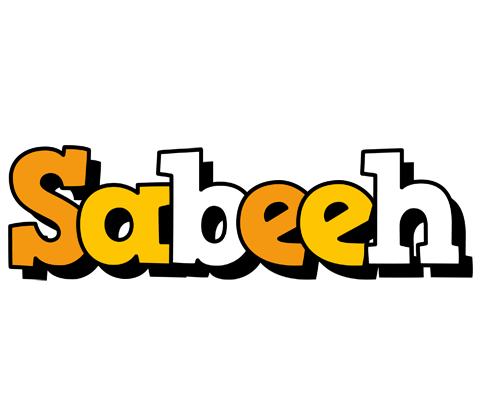 Sabeeh cartoon logo