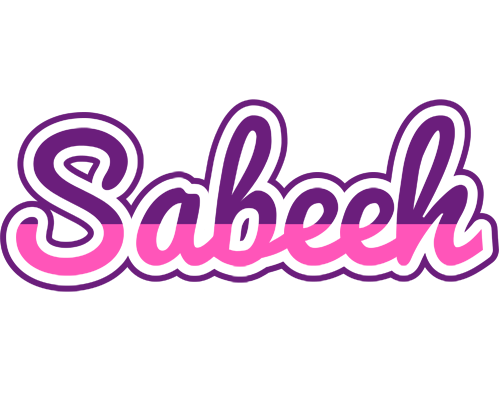 Sabeeh cheerful logo