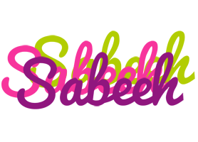 Sabeeh flowers logo