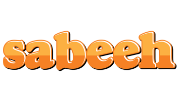 Sabeeh orange logo