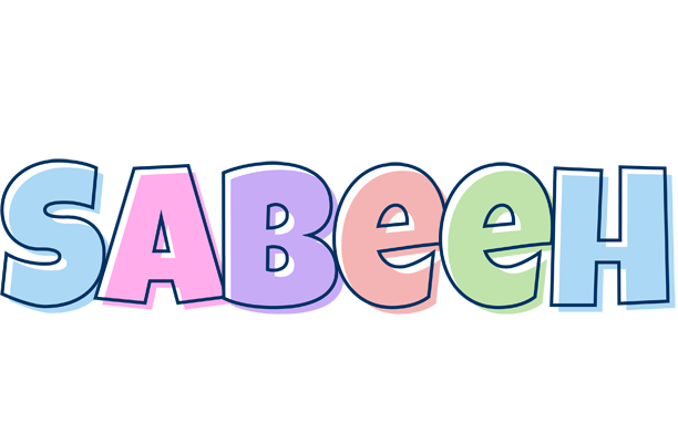 Sabeeh pastel logo