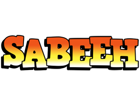 Sabeeh sunset logo