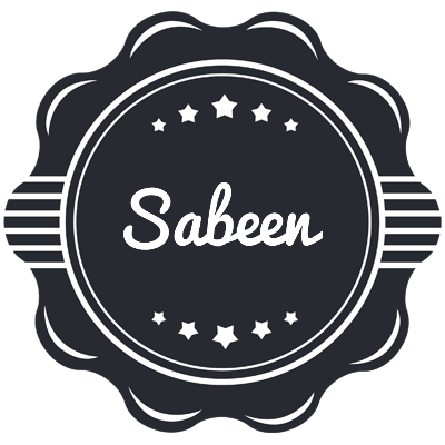 Sabeen badge logo