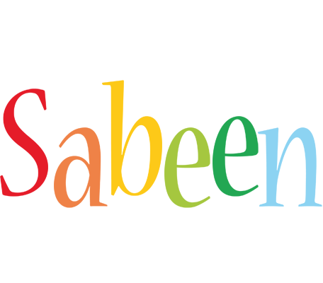 Sabeen birthday logo