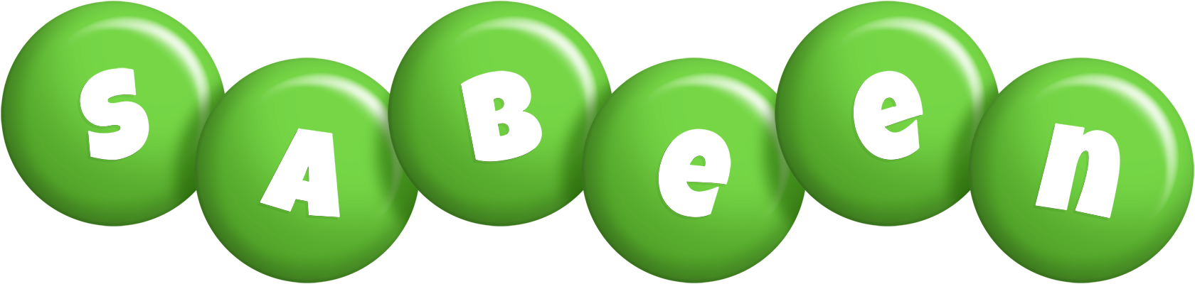Sabeen candy-green logo