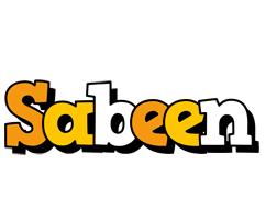 Sabeen cartoon logo