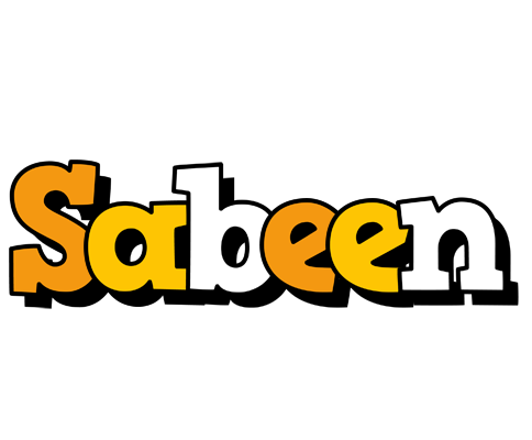 Sabeen cartoon logo