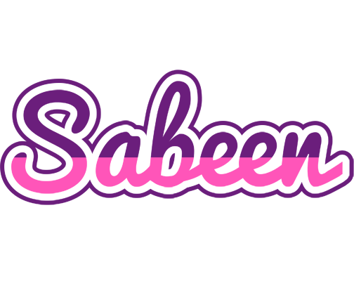 Sabeen cheerful logo