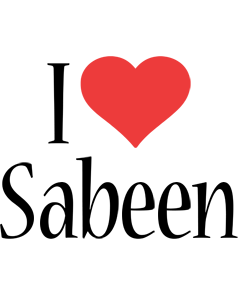Sabeen i-love logo