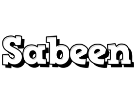 Sabeen snowing logo