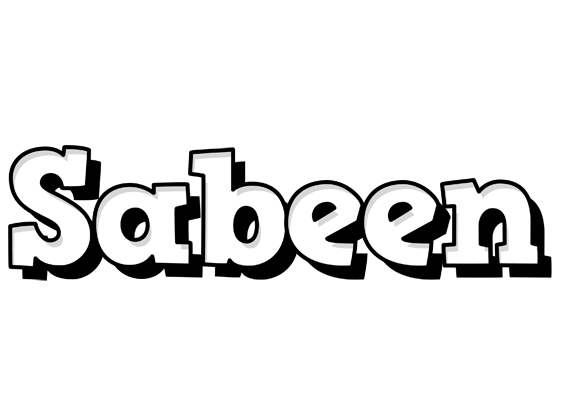 Sabeen snowing logo