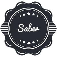 Saber badge logo