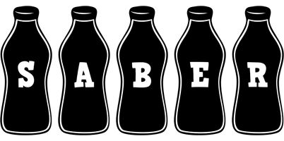 Saber bottle logo
