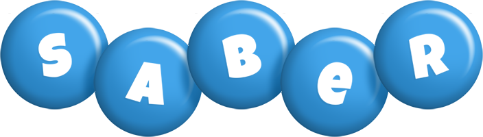 Saber candy-blue logo