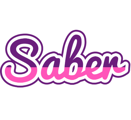Saber cheerful logo