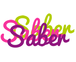 Saber flowers logo
