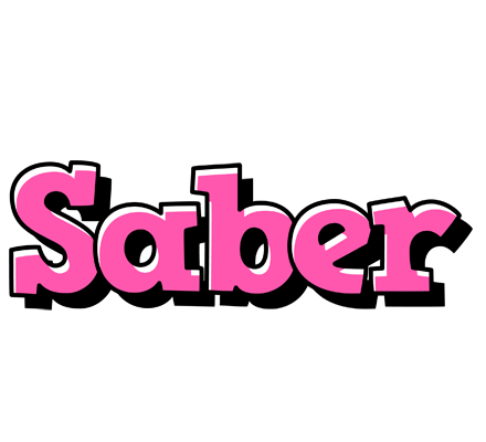 Saber girlish logo