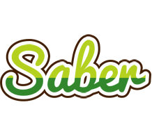 Saber golfing logo