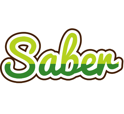 Saber golfing logo