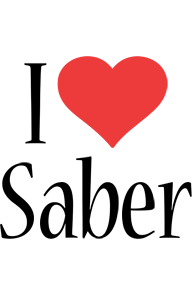 Saber i-love logo